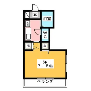 メゾン麻布【2階】の間取り