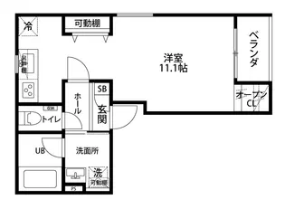 エリシア【2階】の間取り