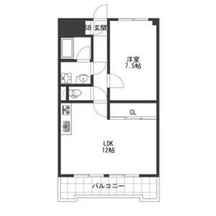 ペアシティーI・II【2階】の間取り