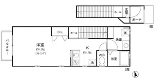 HRK田無【2階】の間取り