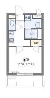 クレイノKanagusuku【3階】の間取り
