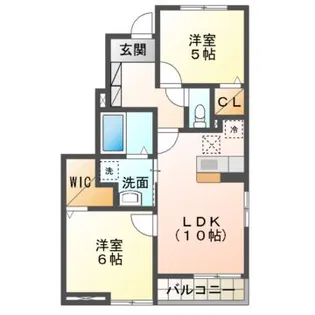 グリーシナ【1階】の間取り