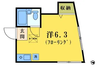 エトワール落合【1階】の間取り