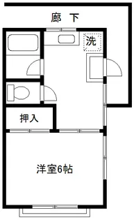 神奈川県相模原市南区御園2【アパート】の間取り