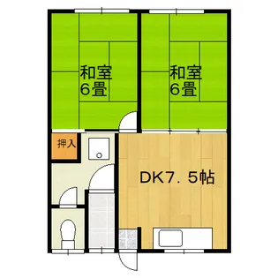 メゾン益田【2階】の間取り