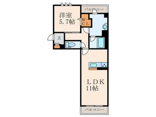 ShaMaison Vivace【3階】の間取り