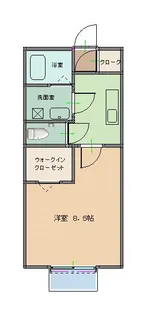 サニーベル【1階】の間取り