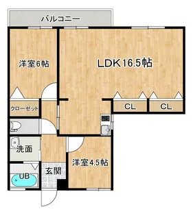 シン・藤伊コーポ【3階】の間取り