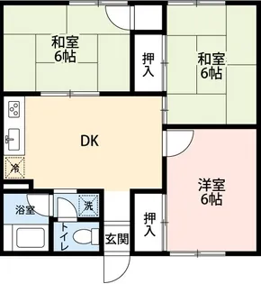 ベルハイツ【2階】の間取り