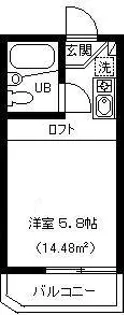 スカイヒルズ保土ヶ谷【2階】の間取り