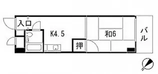 スプリングコート【1階】の間取り