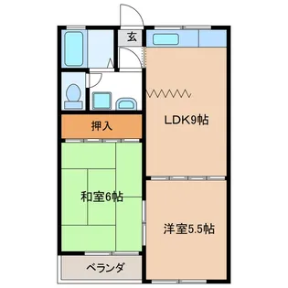 岐阜県羽島市正木町須賀【アパート】の間取り