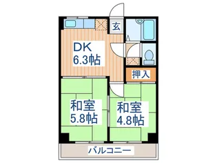 プランドール・ソレイユ【3階】の間取り