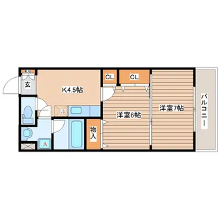 エソール【3階】の間取り