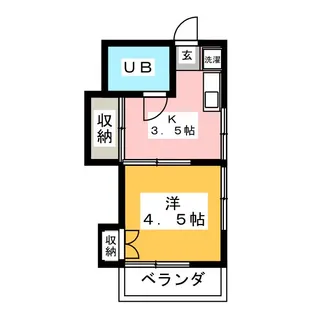 美和ハイツ【2階】の間取り