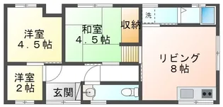 長崎県佐世保市松山町【一戸建】の間取り