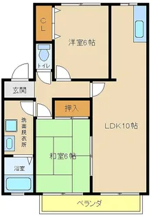 コンフォートBD【3階】の間取り