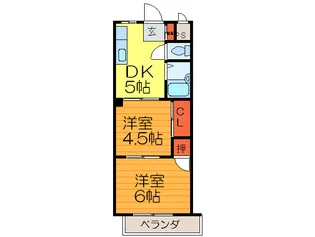 サンコ-ト小澤【2階】の間取り