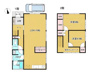 岡山県備前市日生町寒河【一戸建】の間取り