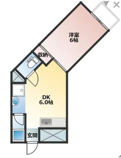 グランドールハイツ【2階】の間取り