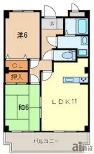 サングレース【2階】の間取り