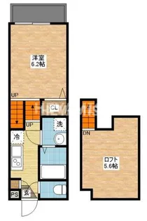 ミライ旭町【1階】の間取り