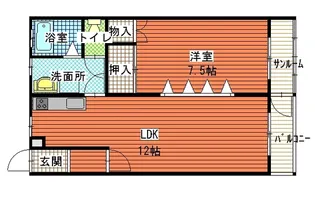 モン・ソレイユ【2階】の間取り