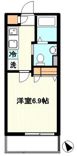 コーポK【2階】の間取り