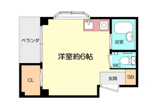 サンロード有馬【1階】の間取り