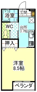 パーク城西【1階】の間取り