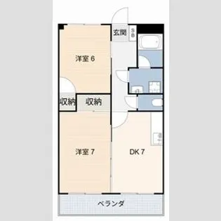 エステート南山TSII【2階】の間取り