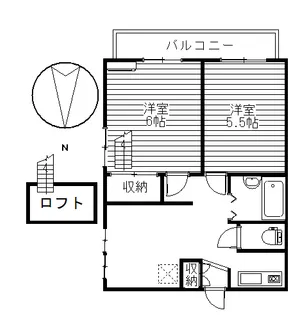 プレステージ大胡【1階】の間取り