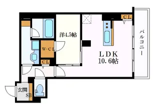 プレミアムコート葵【3階】の間取り