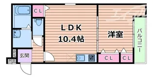 フジパレス上新庄III番館【2階】の間取り