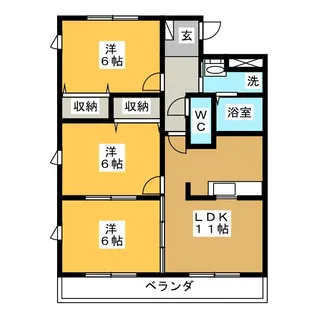 コラルリーフ21【5階】の間取り