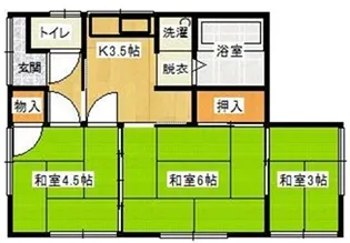 茨城県常陸大宮市栄町【一戸建】の間取り