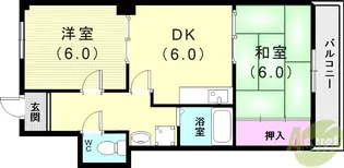 クレセント垂水【1階】の間取り
