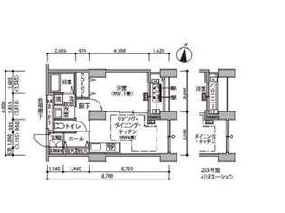 東雲キャナルコートCODAN14号棟【2階】の間取り