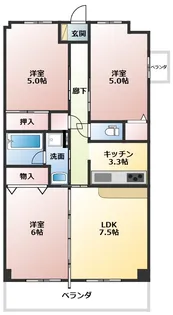 キャナルステージ【2階】の間取り