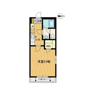 グランレーヴ【3階】の間取り