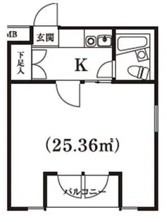 エバ・グリーン宿河原【1階】の間取り