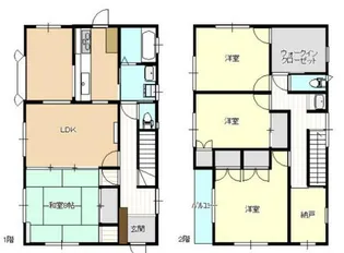 神奈川県相模原市中央区富士見3【一戸建】の間取り