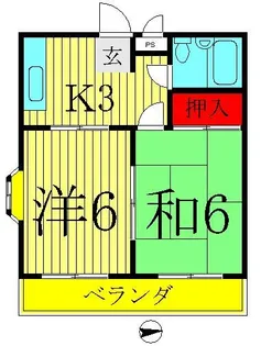 千葉県松戸市新松戸3【マンション】の間取り
