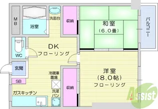 第2銅谷ビル【4階】の間取り