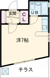リバーヒル帝塚山【1階】の間取り