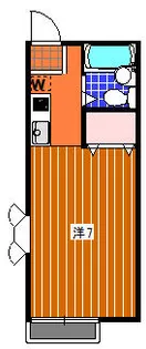 カーザ・たかふね【1階】の間取り