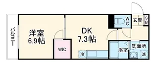 シエーナ松波II【1階】の間取り