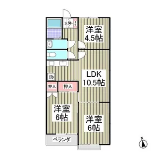 ハイツグロリア【1階】の間取り