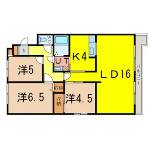 アピアビル日赤前【9階】の間取り