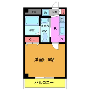 セボンシュー【2階】の間取り